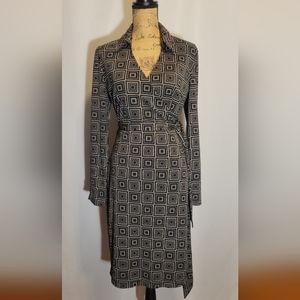 Express Long Sleeve Wrap Dress | Sz. 13/14